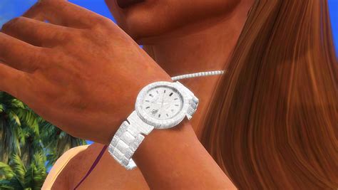 sims 4 iced rolex|diamond encrusted rolex watch mod.